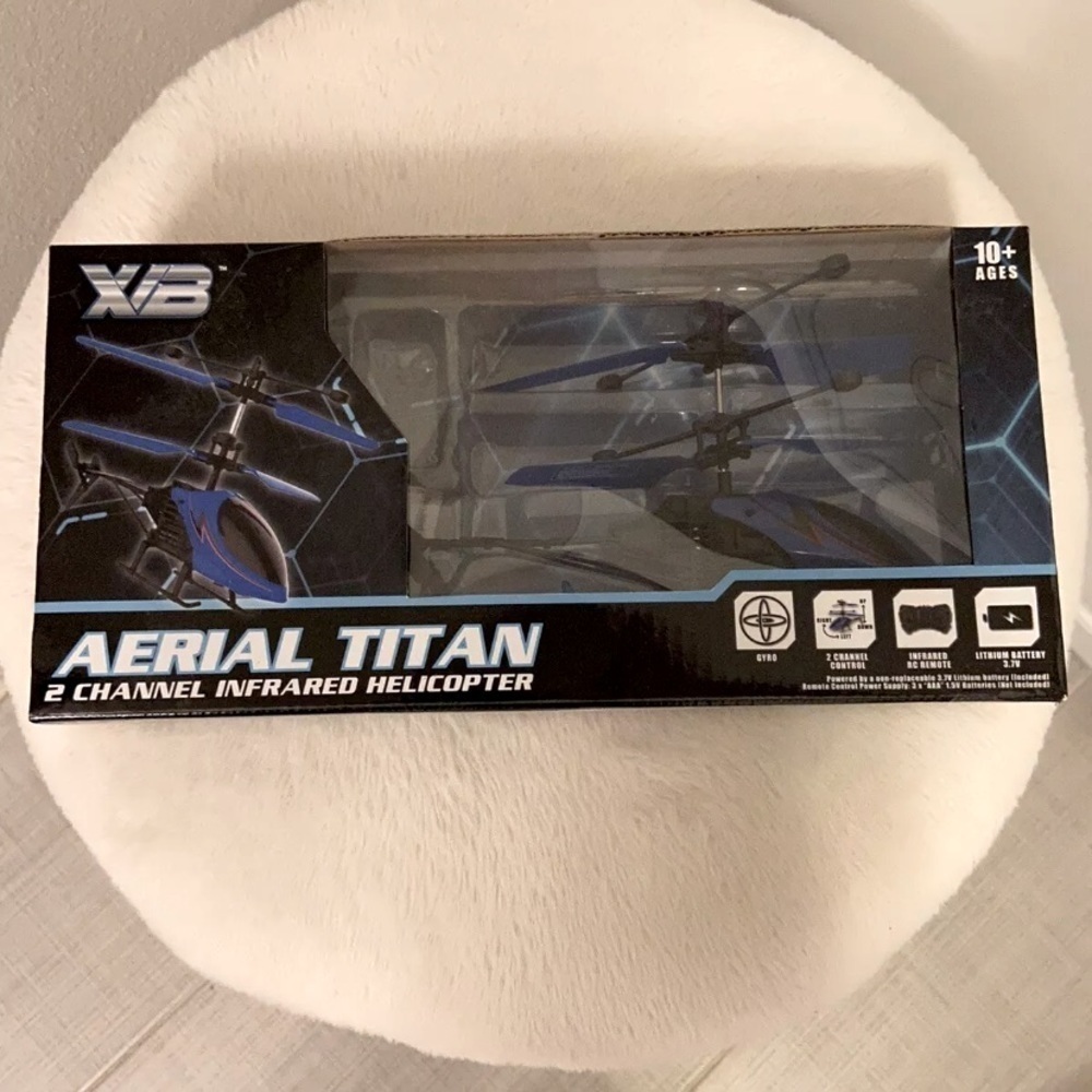 AERIAL Titan Remote Control 2 Channel Infrared Helicopter  with Remote n…